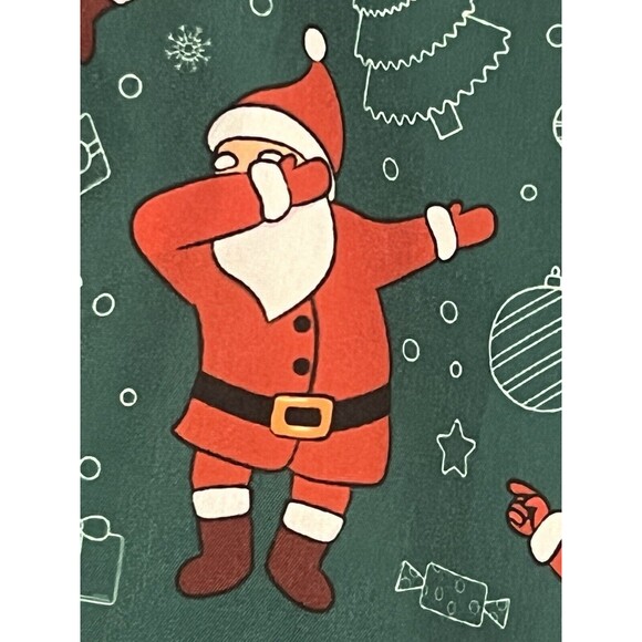 Christmas Dancing Santa Claus Gift Hawaiian Shirt Party Aloha Holiday Beach Med - Picture 11 of 13